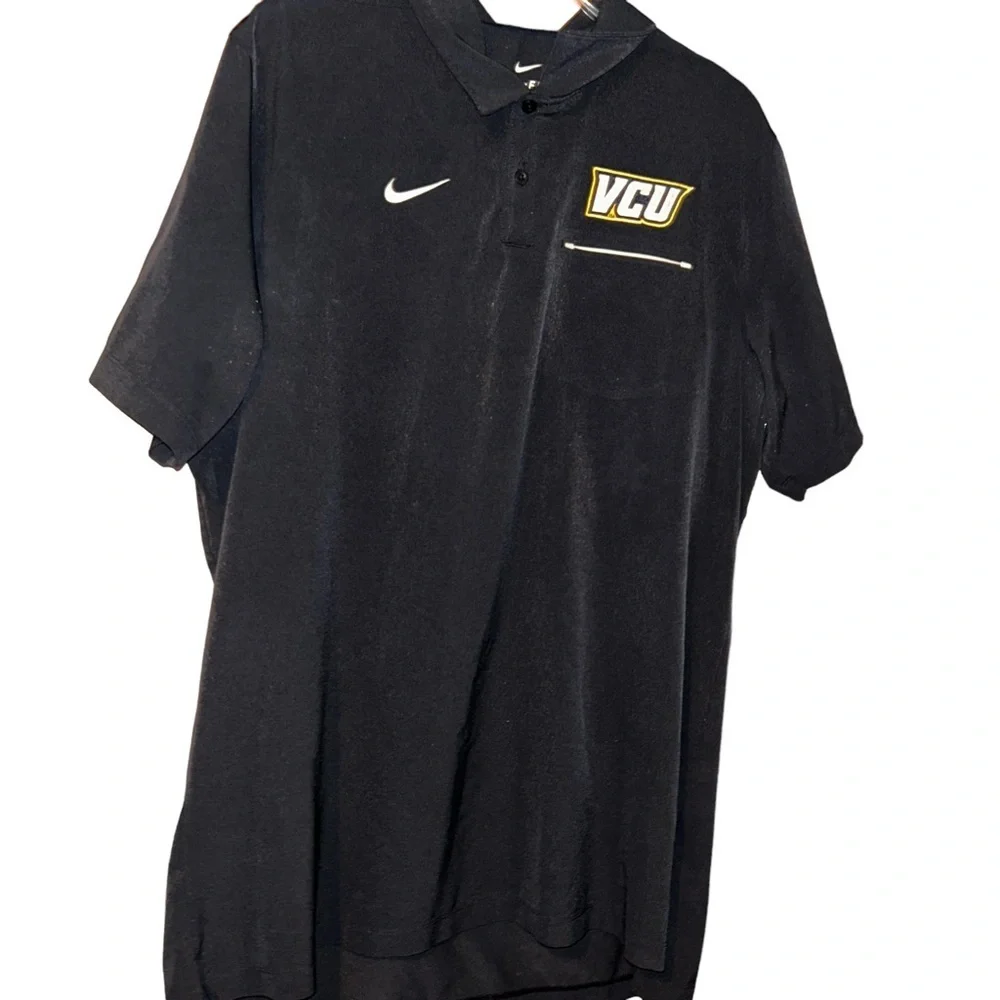 Men Nike dri fit vcu rams Virginia commonwealth university size Large L shirt